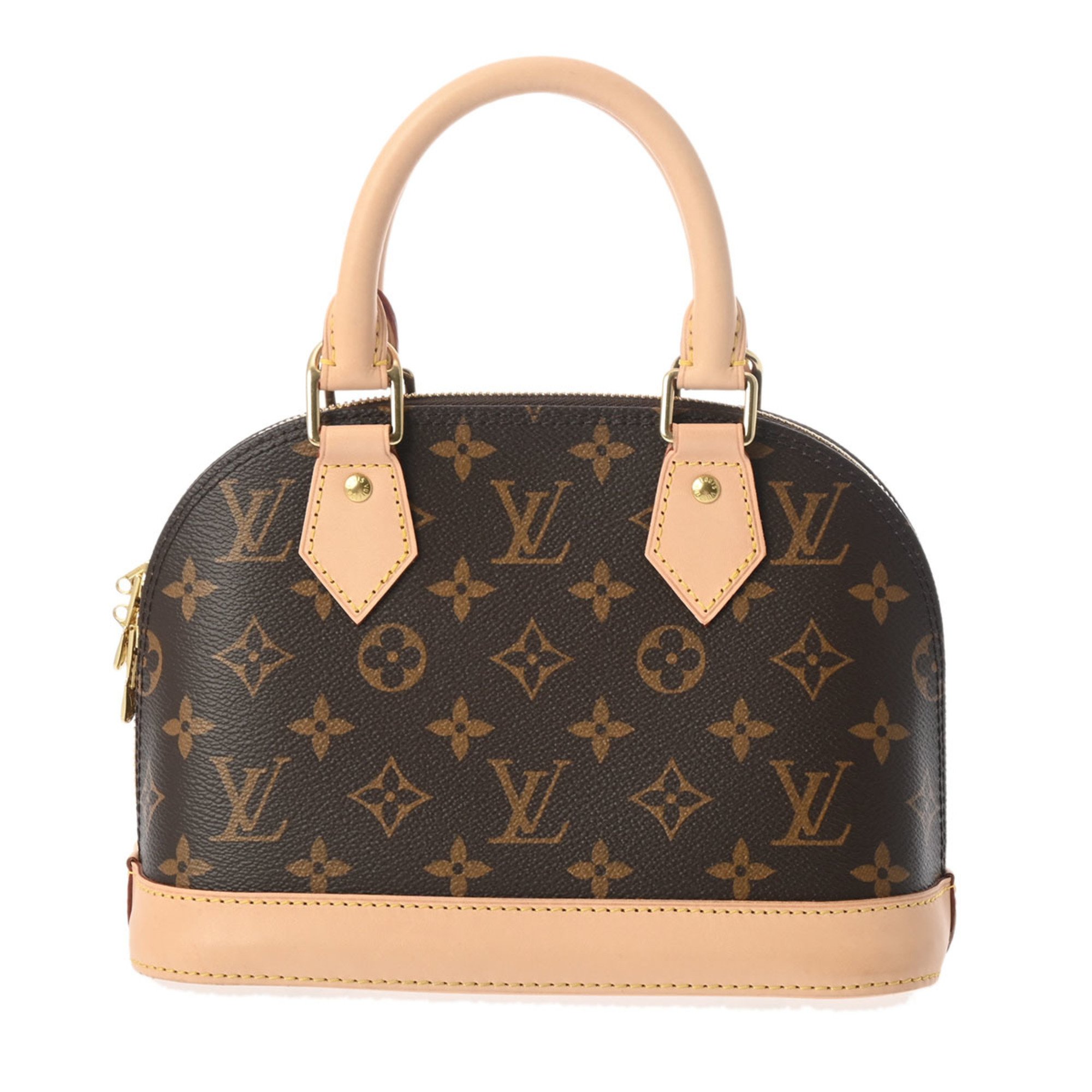 LOUIS VUITTON Louis Vuitton Monogram Alma BB Brown M46990 Women's Canvas Handbag