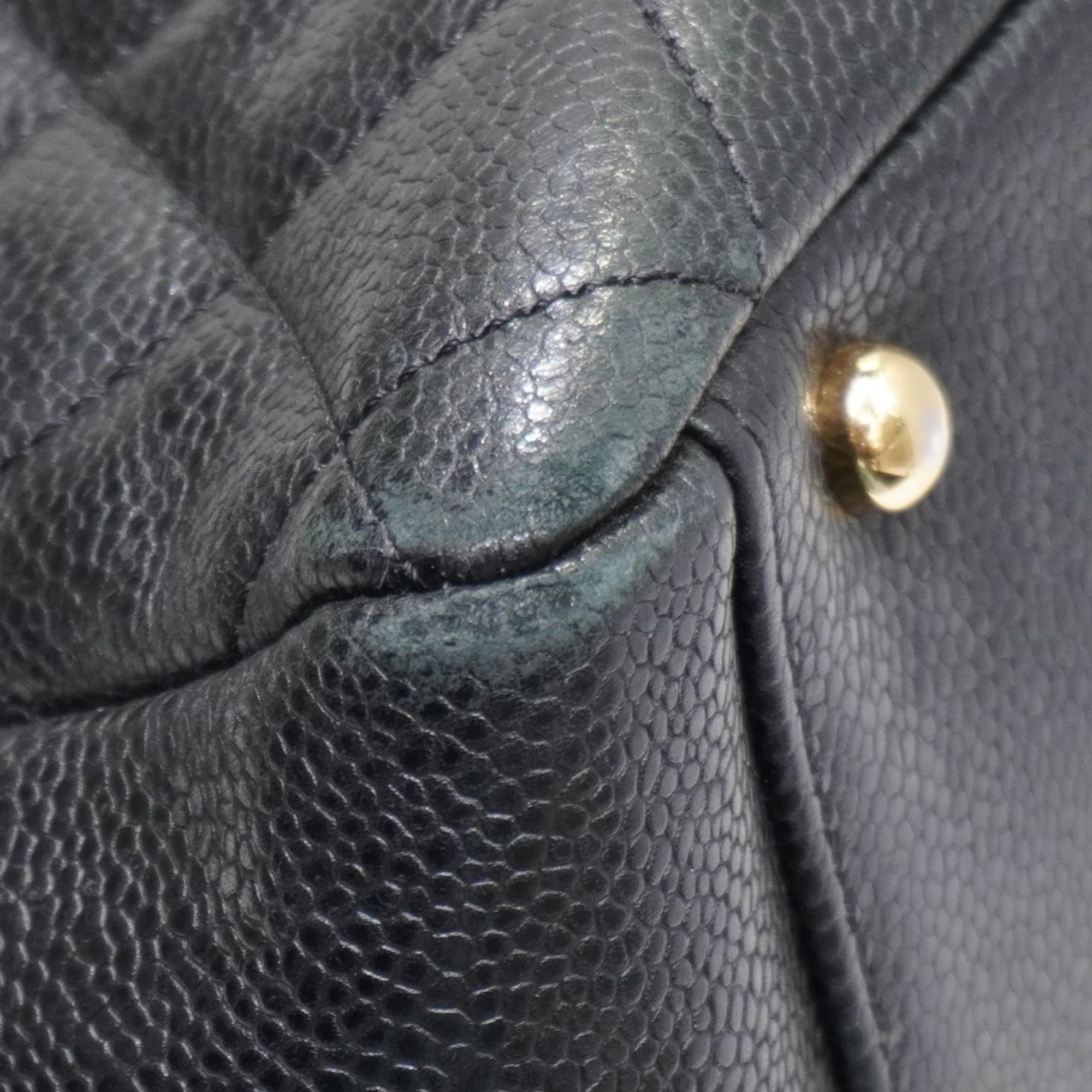 CHANEL Petit Timeless PTT Matelasse Chain Tote A18004 Black (G Hardware) Caviar Skin B74 Women's and Men's Bags