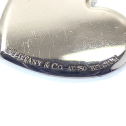 Tiffany Metro Heart Necklace for Women, Diamond, K18WG, 3.2g, 18K White Gold 750, Full Diamond Pavé