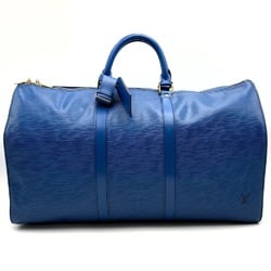Louis Vuitton M42965 Keepall 50 Boston Bag Blue Epi Women's LOUIS VUITTON