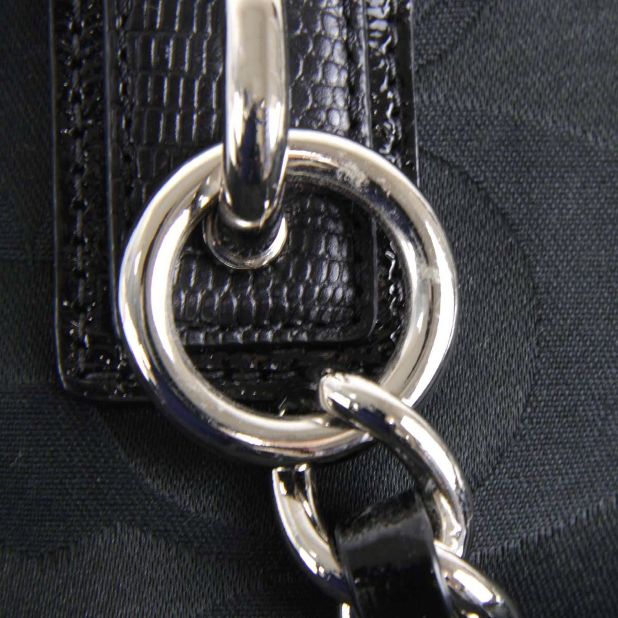 COACH F16410 Shoulder Bag Leather Black Women's