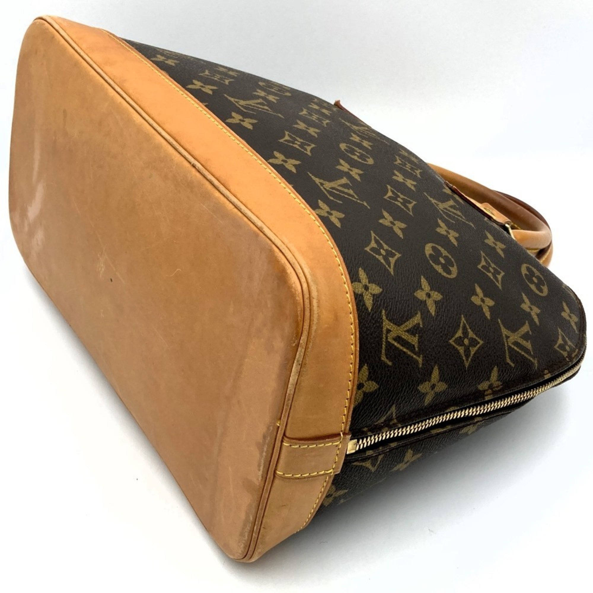 Louis Vuitton M51130 Alma (old) Handbag Brown Monogram Women's LOUIS VUITTON