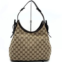 Gucci Handbag Shoulder Bag Beige Brown GG Canvas 107752 Women's GUCCI
