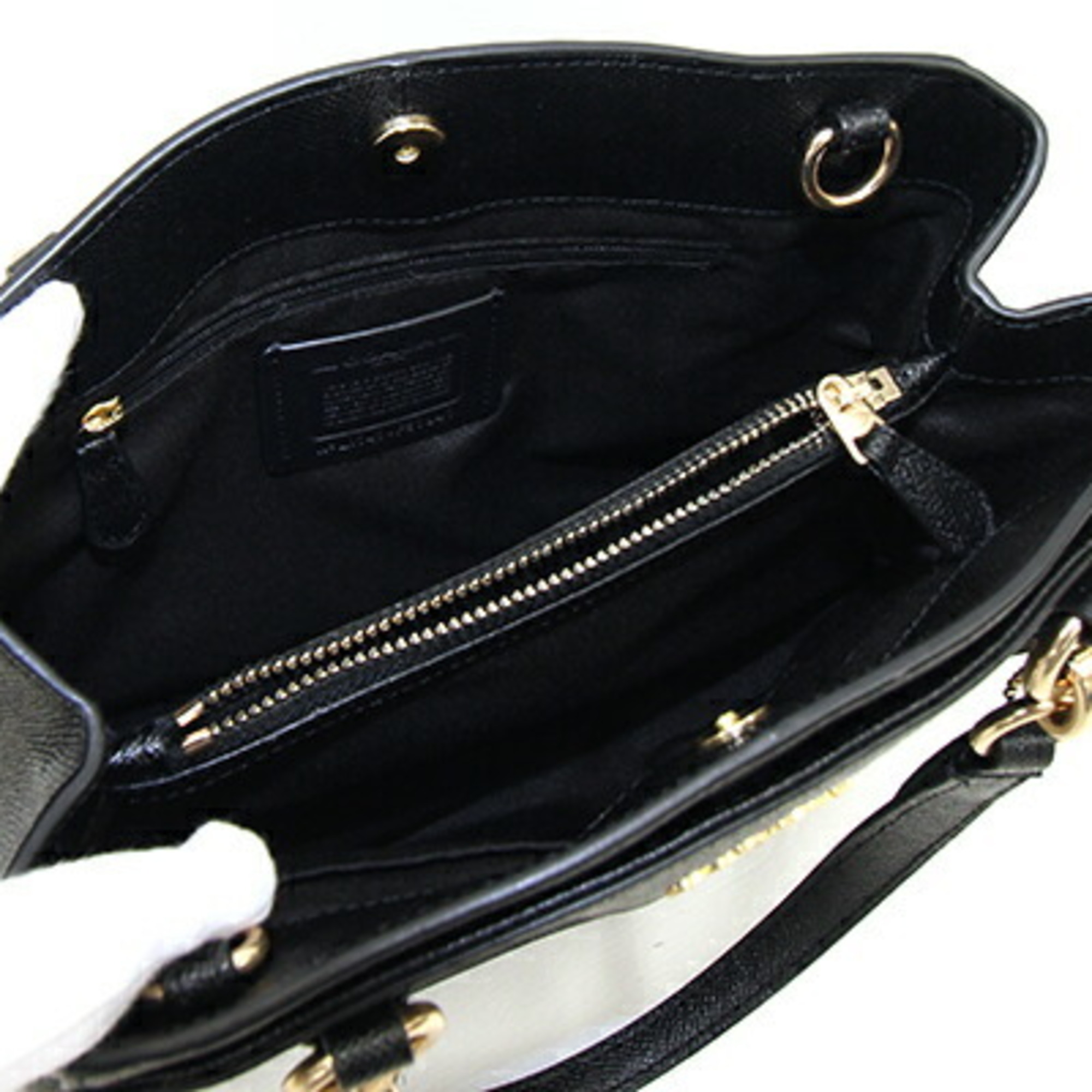 Coach Handbag Minetta Crossbody F57487 Black Leather Shoulder Bag for Women COACH