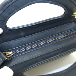 Coach Handbag 9942 Black Leather Shoulder Bag Old Women's COACH