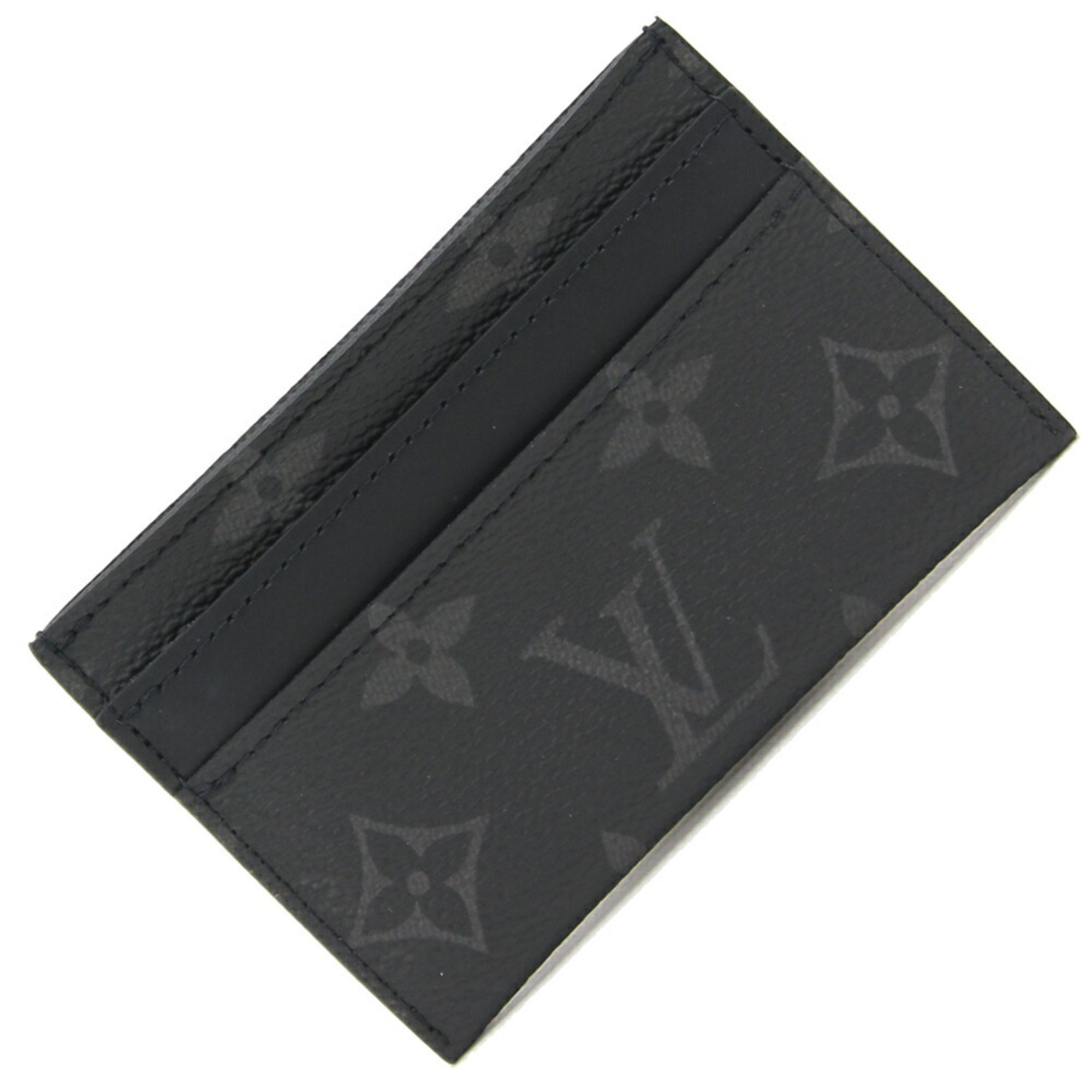 Louis Vuitton Card Case Monogram Eclipse Porte Carte Double M62170 Holder Pass Business Men's LOUIS VUITTON