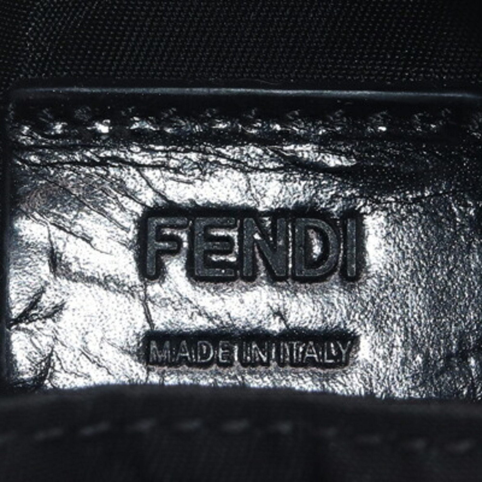 Fendi Bag Charm Bugs Monster Backpack Motif 7AR457 Pink Multicolor Nylon Leather Keychain Accessory Women Men FENDI