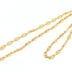 CELINE Necklace Gold Metal Long Triomphe Women's Macadam