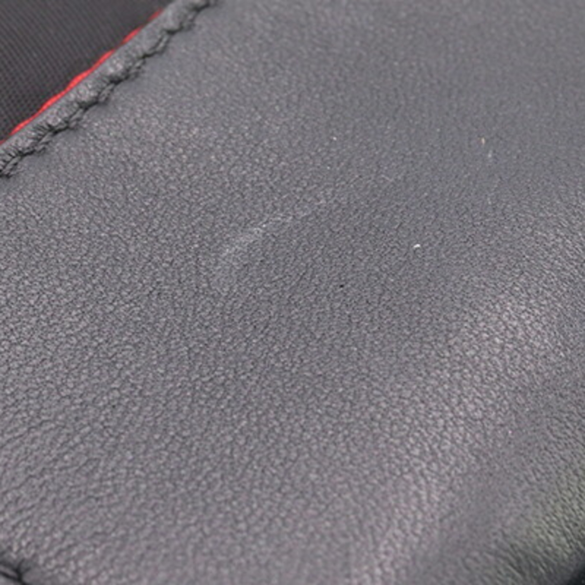 Fendi Bag Charm Bugs Monster 7AR457 Black Nylon Leather Pouch Key Holder Ring Bagpack Women's FENDI