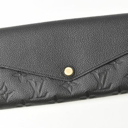 Louis Vuitton Wallet LOUIS VUITTON M61182 Monogram Empreinte Portefeuille Sarah Noir Black