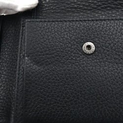 Dunhill Bi-fold Wallet Black Leather Men's Compact