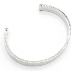 Louis Vuitton Bangle Manchette Monogram Bold M00682 Silver Men's Women's LV Bracelet Cuff LOUIS VUITTON