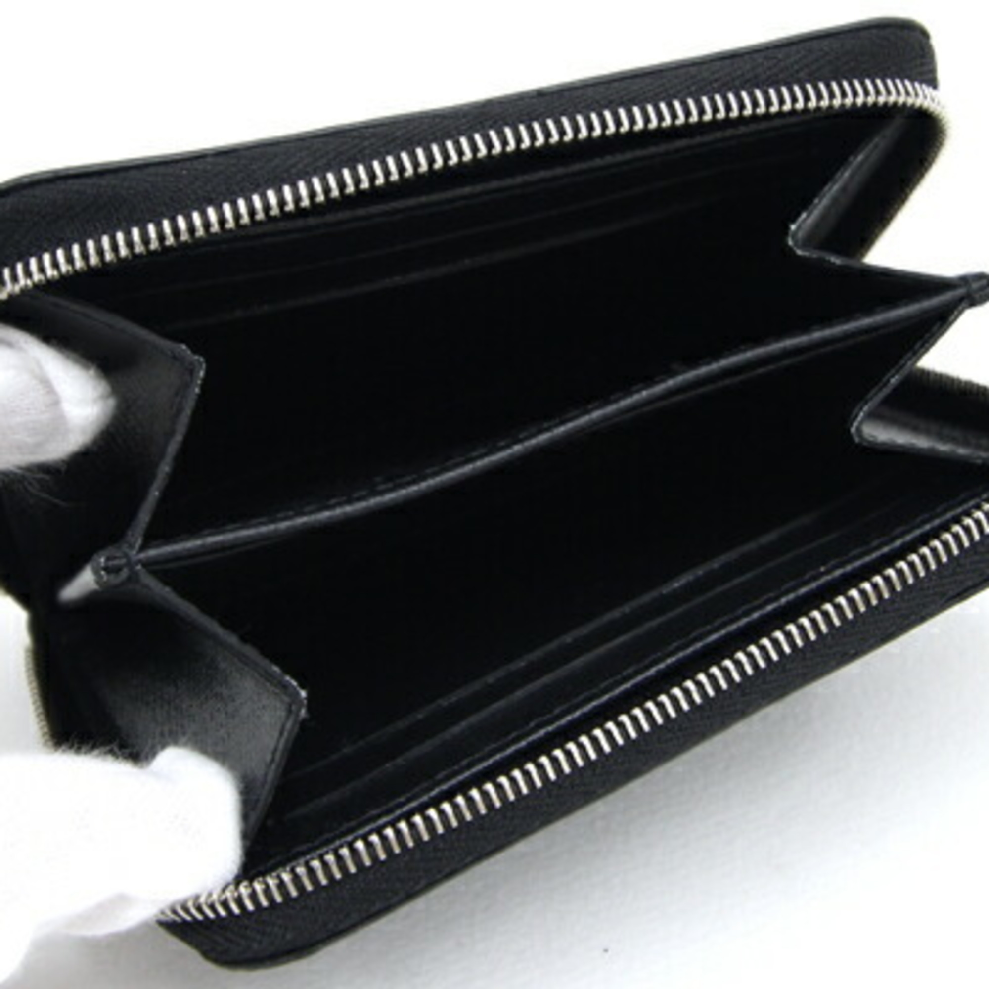 Louis Vuitton Coin Case Epi Zippy Purse M60152 Noir Wallet Compact Men's LOUIS VUITTON