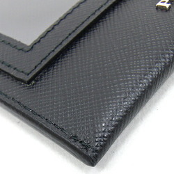 Prada Smartphone Case 2ZH067 Black Leather Shoulder Bag Pochette Small Women Men PRADA