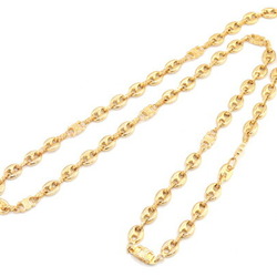 Celine Necklace Triomphe Long Chain Gold Metal Macadam Old Classic Women's CELINE