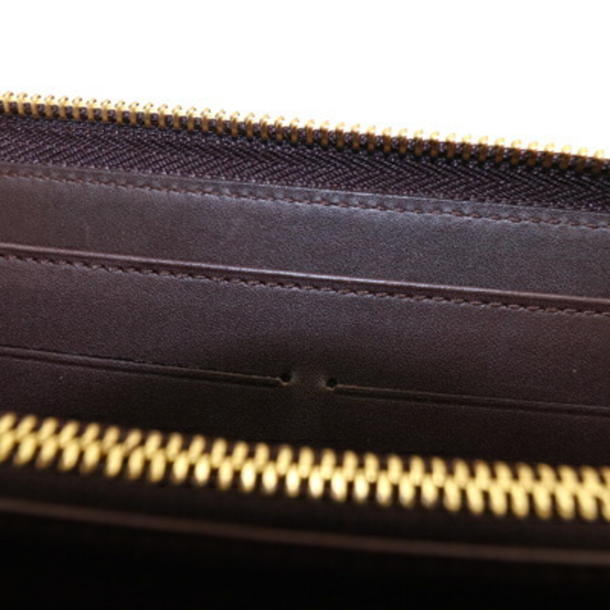 Louis Vuitton Round Long Wallet Monogram Vernis Zippy M93522 Amaranth Patent Leather Women's Enamel LOUIS VUITTON