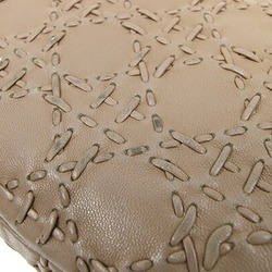 Christian Dior Dior bag brown beige leather charm ladies old lady dior cannage stitch
