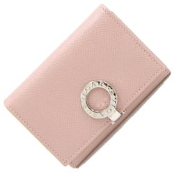 BVLGARI Business Card Holder 30421 Pink Leather Case for Women