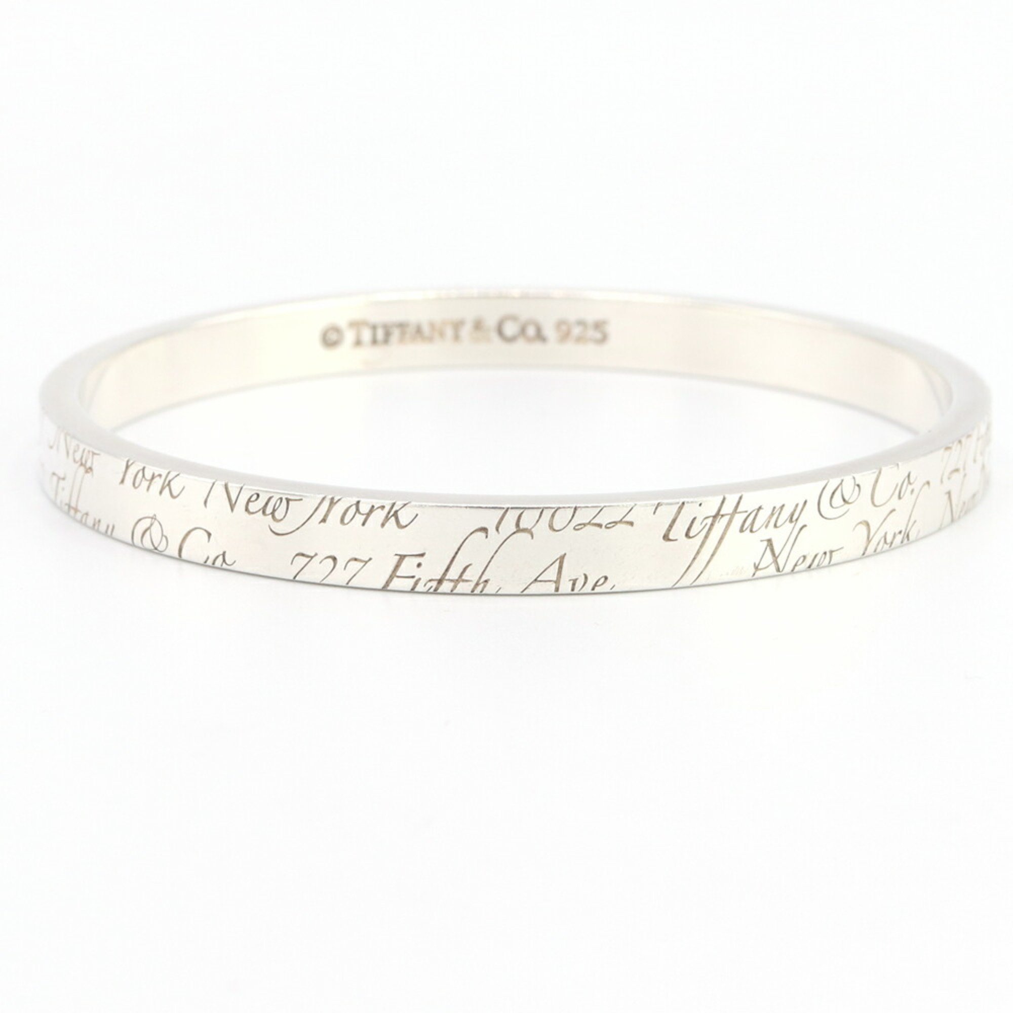 Tiffany Bangle Narrow Silver SV Sterling 925 for Women TIFFANY&Co.