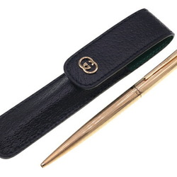 Gucci Ballpoint Pen Interlocking G 662762 Gold Twist Type GG Men's GUCCI