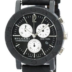 BVLGARI Carbon Gold Chronograph New York Unisex Limited Watch BB38CLCH BF559177