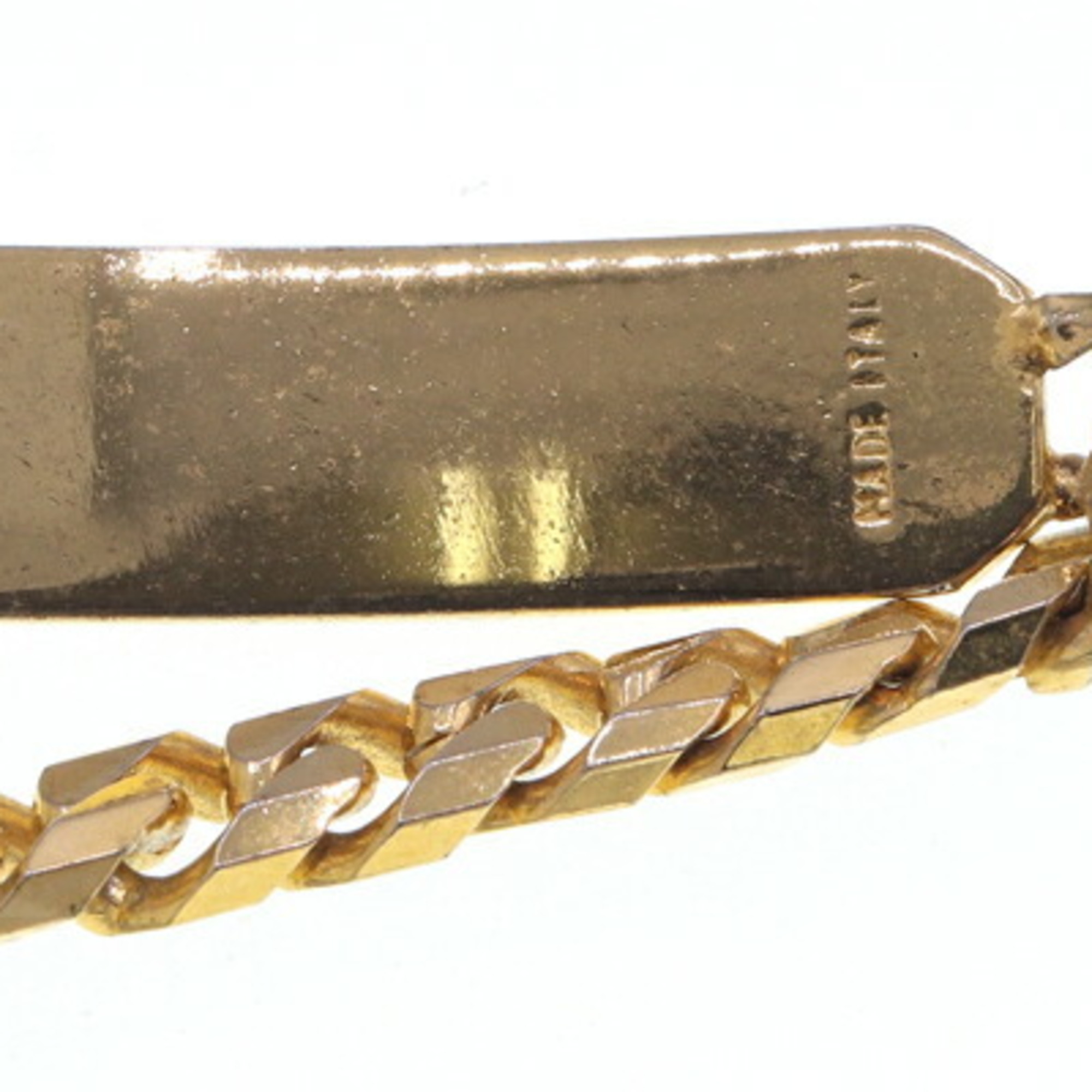 CELINE Bracelet Gold Metal Triomphe Women's Macadam