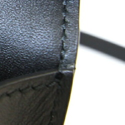 Gucci Shoulder Bag Square G Space Pochette 631766 Black PVC Coated Canvas Leather Crossbody Women's GUCCI