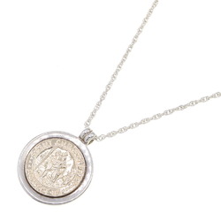 Tiffany Necklace St. Christopher Coin Pendant 18KT YG SV925 Combi TIFFANY & CO