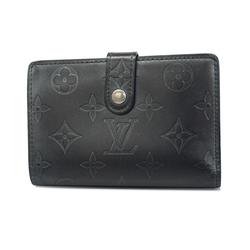 Louis Vuitton Wallet Monogram Matte Portefeuille Viennese M65155 Blue Ladies