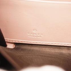 Gucci Long Wallet Guccissima 388680 Leather Pink Champagne Men's Women's