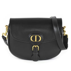 Christian Dior Dior Bobby Shoulder Bag, Calfskin, Black, Medium, Women's