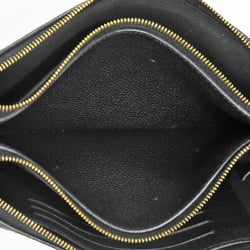 Louis Vuitton LOUIS VUITTON Pochette Double Zip Shoulder Bag Monogram Empreinte M68568 Black SD0290 RFID (IC chip) built-in chain shoulder bag