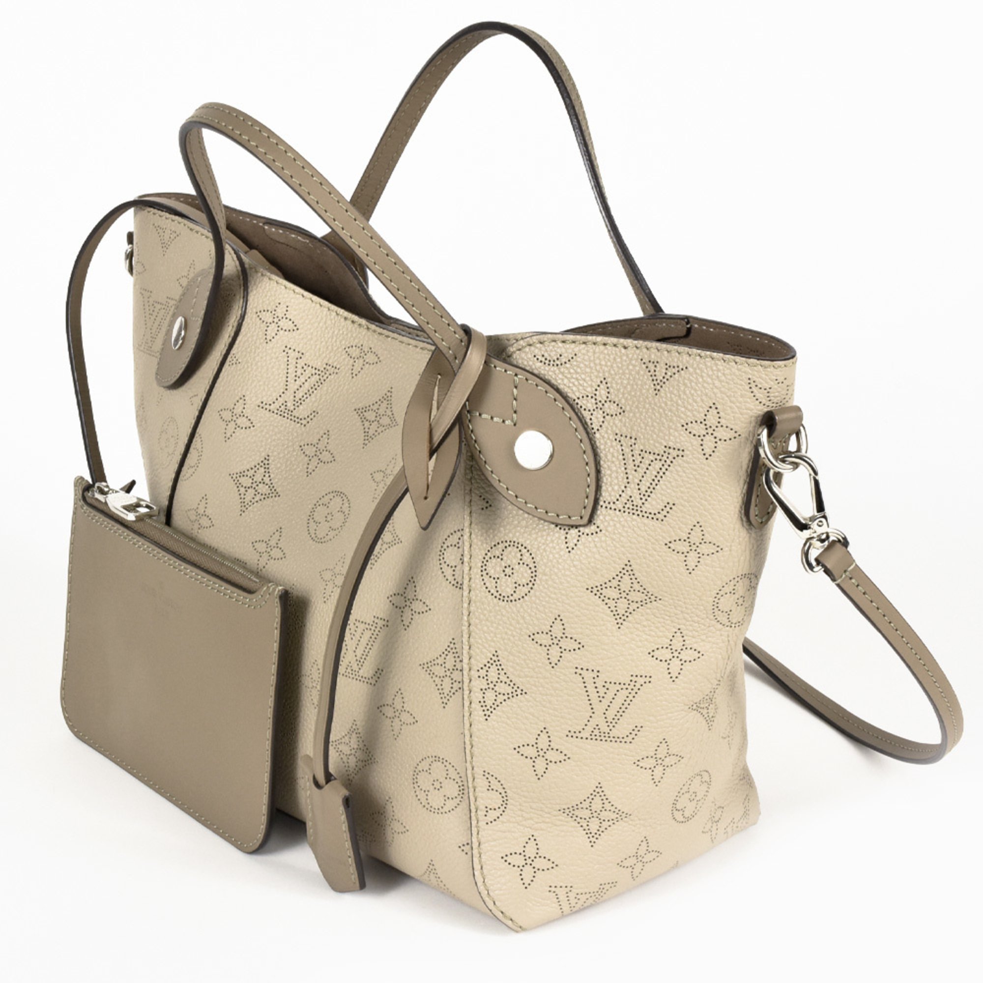 Louis Vuitton LOUIS VUITTON Hina PM Tote Bag Monogram Mahina M54351 Galle DR4118