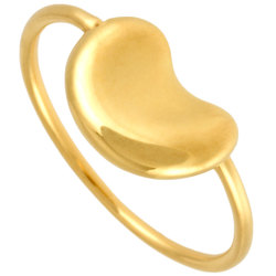 Tiffany & Co. Bean Ring, Size 9, K18YG, Women's