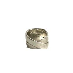 HERMES Hermes Double Ring Silver 925 Women Men 17707