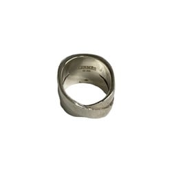 HERMES Hermes Double Ring Silver 925 Women Men 17707