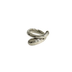 TIFFANY&Co. Tiffany Elongated Teardrop Ring, 925 Silver, for Women and Men, 77960