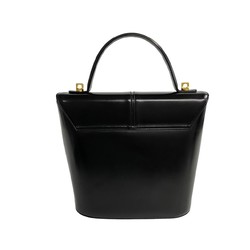 YVES SAINT LAURENT YSL calf leather 2way handbag shoulder bag black 31211