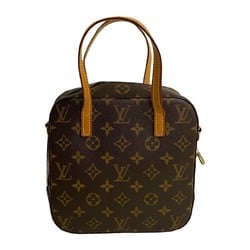 LOUIS VUITTON Louis Vuitton Spontini Monogram Leather 2way Handbag Shoulder Bag Brown 27914