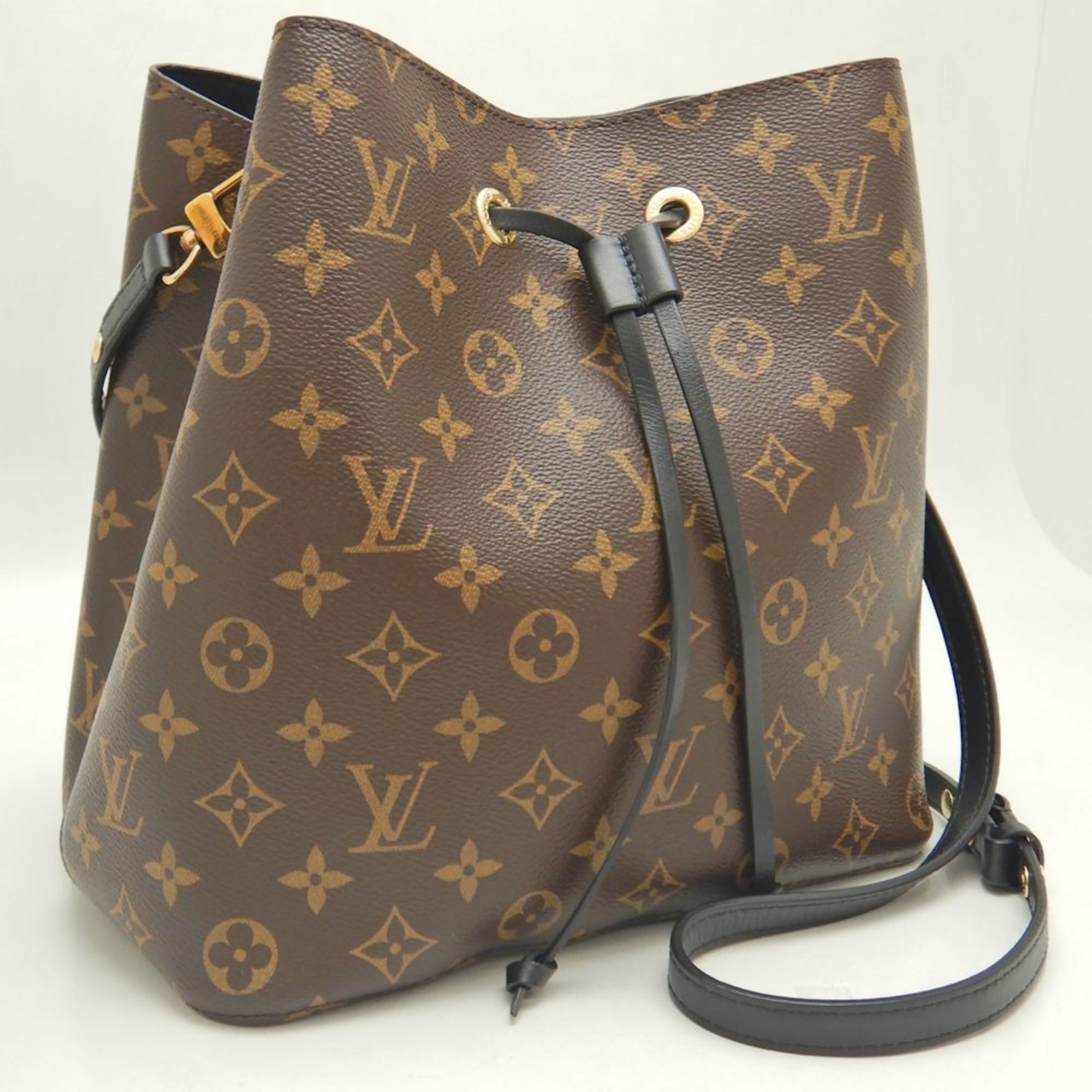 LOUIS VUITTON Louis Vuitton Monogram NeoNoe M44020 Shoulder Bag Brown Noir 251799