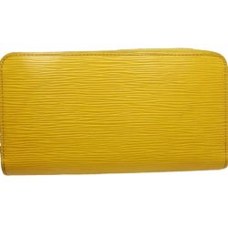 LOUIS VUITTON Louis Vuitton Epi Long Wallet M81229 Zipper Sunflower 180483