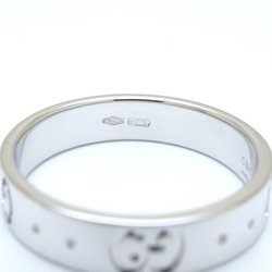GUCCI Icon Ring #10 K18WG White Gold 291937