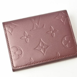Louis Vuitton Coin Case Card LOUIS VUITTON Wallet Ludlow Violet M65126 Monogram Matte