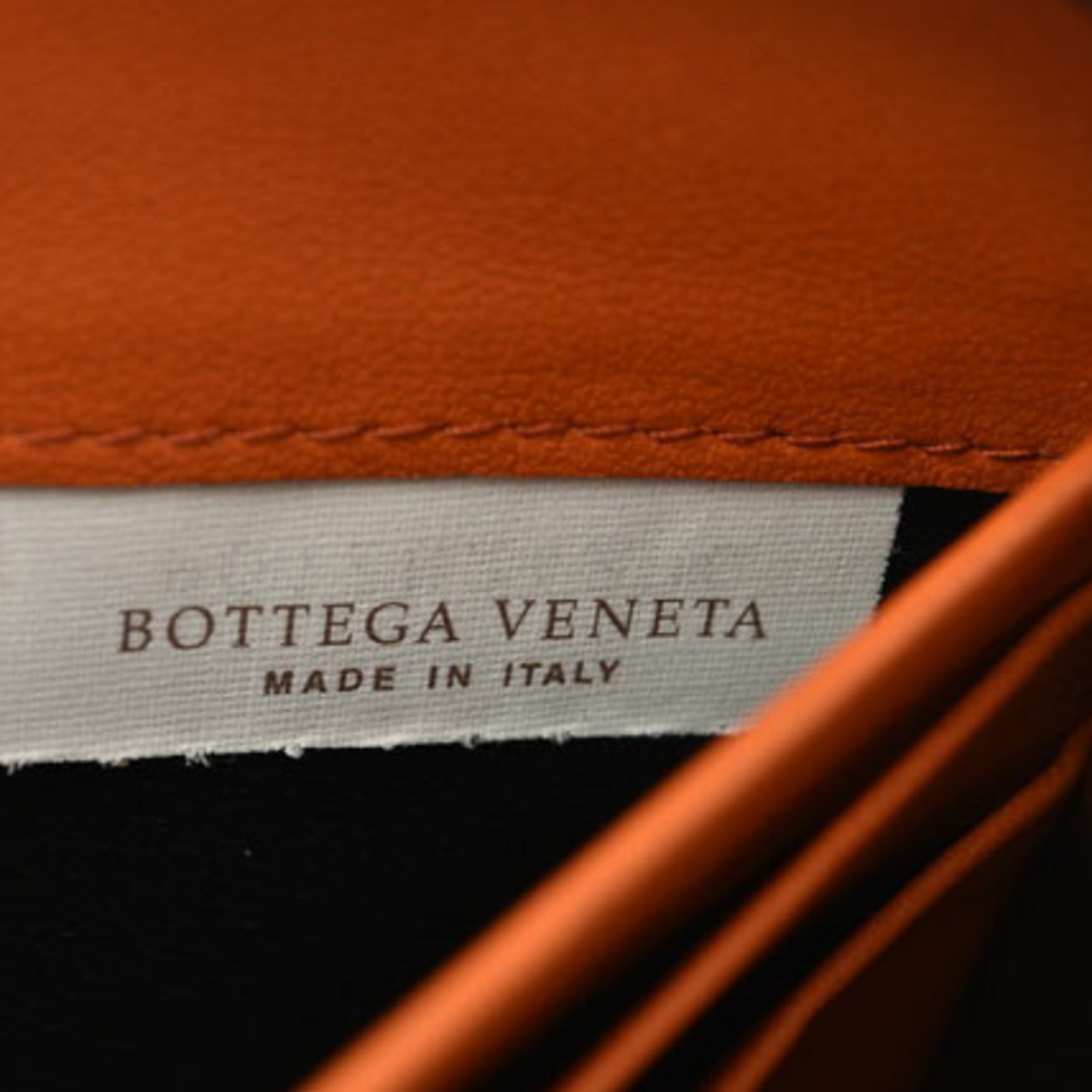 Bottega Veneta Wallet Outlet BOTTEGA VENETA Long Round Orange 114076