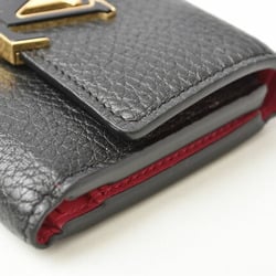 Louis Vuitton Wallet LOUIS VUITTON Tri-fold Portefeuille Capucines XS Taurillon Noir M68587