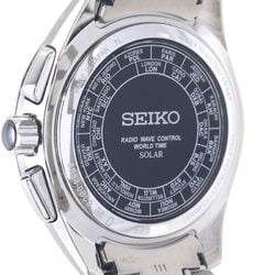 Seiko Brightz World Time SAGA167 8B54-0BC0 Stainless Steel x Ceramic Men's 130167 Watch