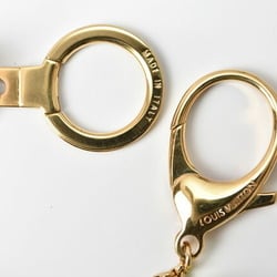 Louis Vuitton Key Ring Holder Bag Charm LOUIS VUITTON Porto Cle Chene Grullo Bell Motif Gold M62226