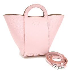 Tod's Handbag Gommino XBWAOVA0100Q38 Light Pink Leather Shoulder Bag Crossbody Women's TOD'S