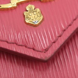 Prada Tri-fold Wallet 1MH021 Pink Leather Compact Small Women's PRADA