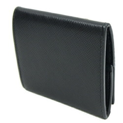 Prada Coin Case 2MM935 Black Blue Green Leather Purse Wallet Men's PRADA